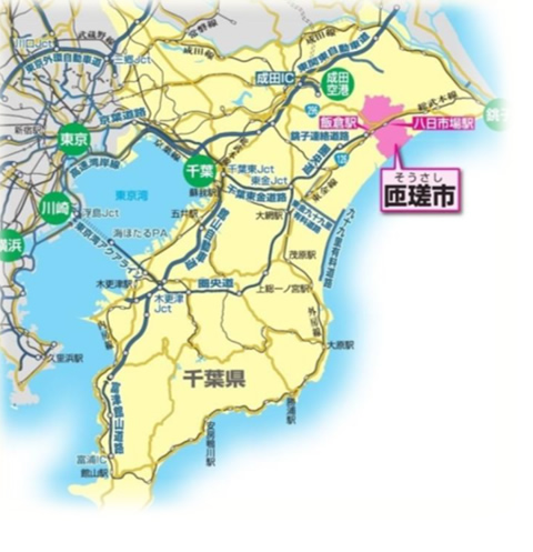 匝瑳市地図